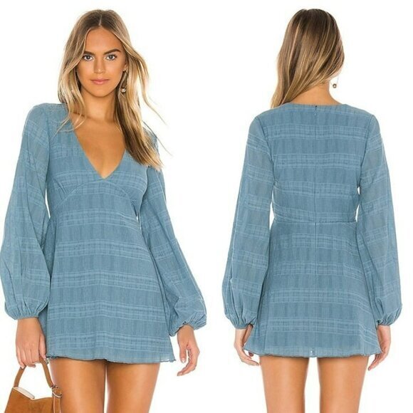 REVOLVE Dresses & Skirts - Tularosa Ryland Dress - Dusty Blue